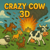 Play Crazy Cow 3D now!